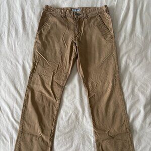 Express Chinos in Tan